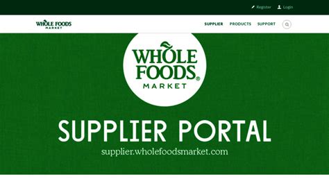 whole foods vendor portal